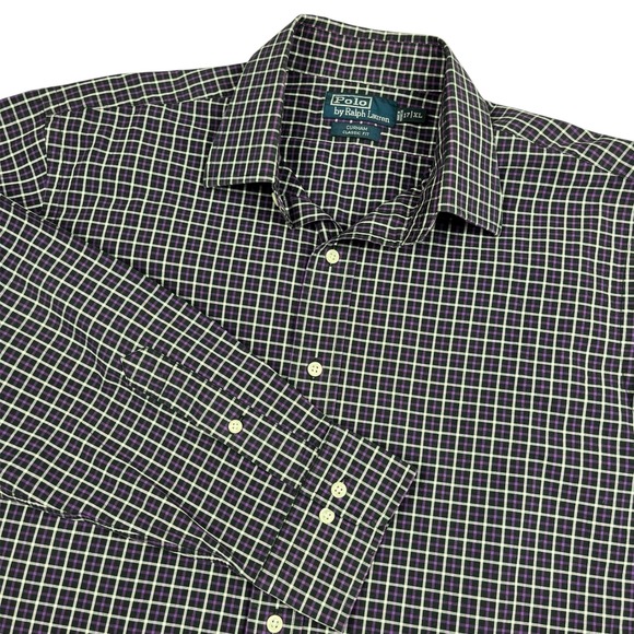 Polo Ralph Lauren Other - Polo Ralph Lauren EUC Button Down Men's XL Purple Plaid Classic Fit Cotton